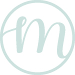 M in circle blue M in circle blue