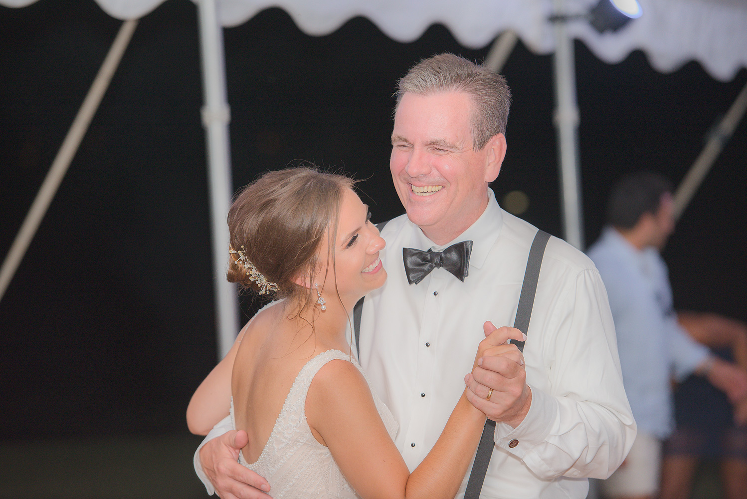 lake county wedding photographer father daughter dance